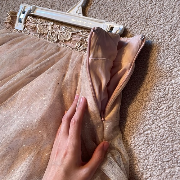 As U Wish pink and gold two piece dress - Picture 12 of 14